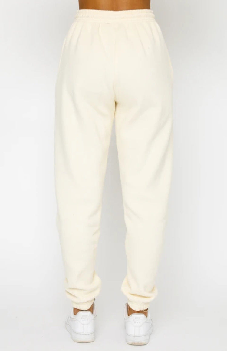 Women Autumn/Winter Printed Round Neck Long-Sleeved Top and Pants Two-Piece Set 53