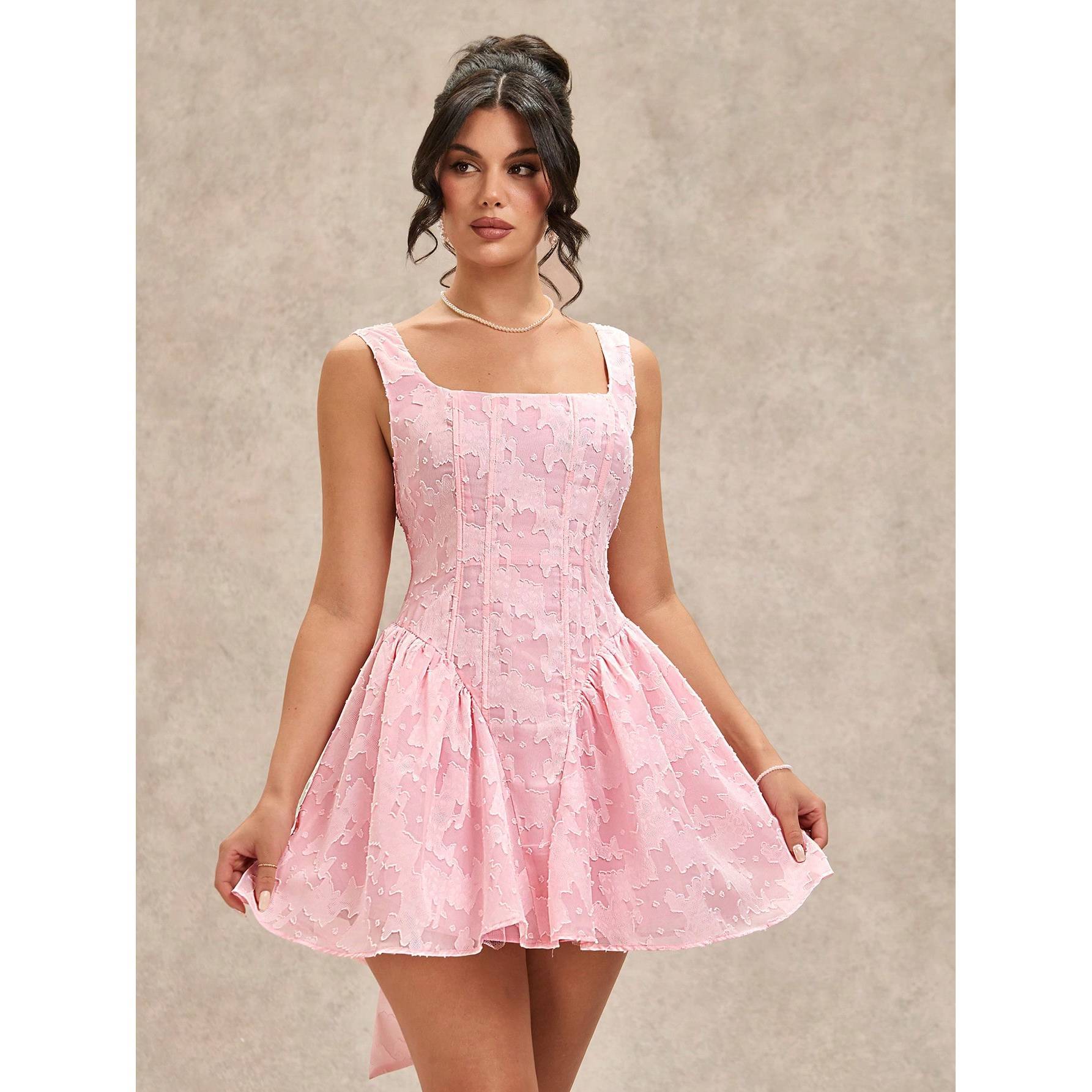 Sweet Strap A-Line Sundress 4