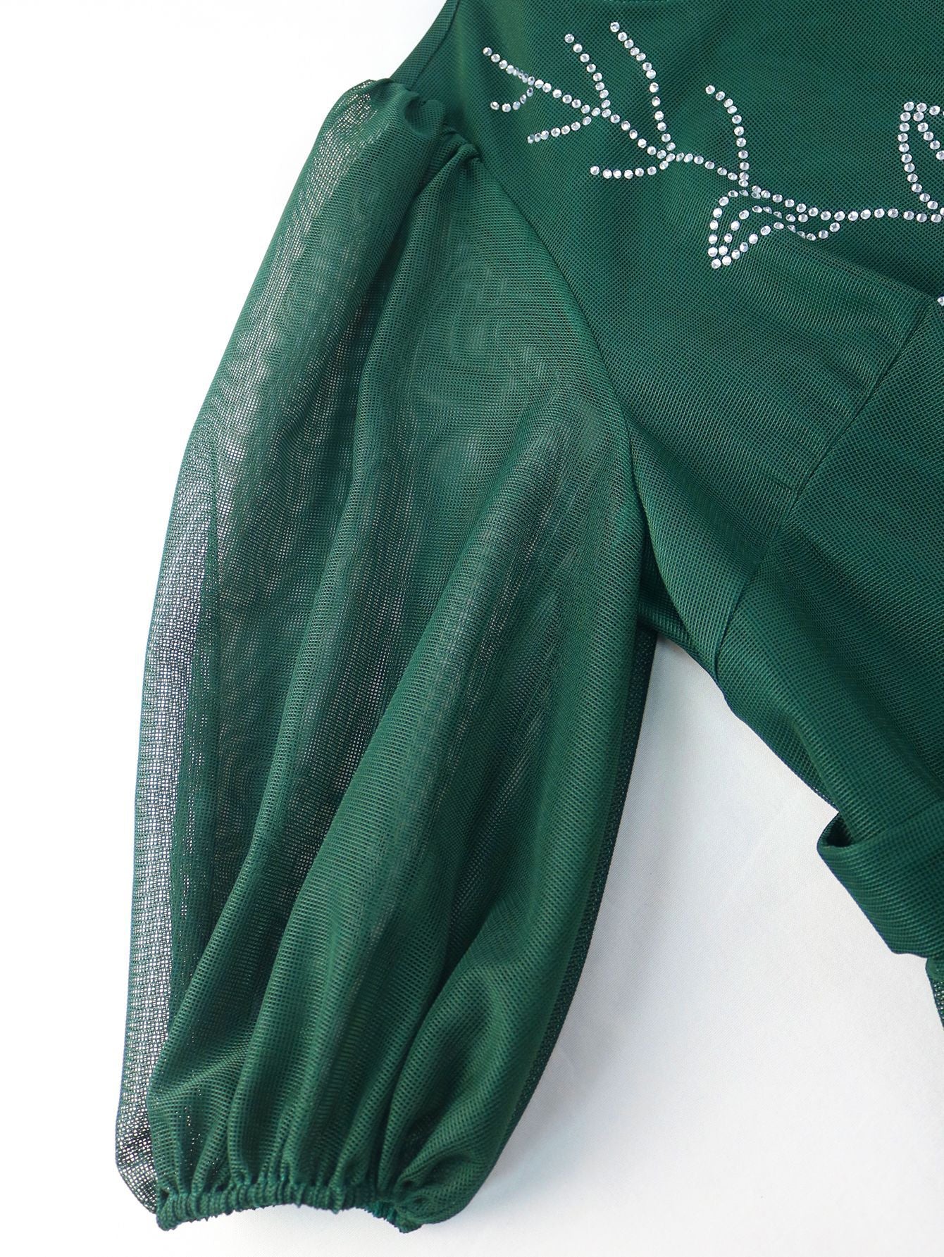 Women Plus Size Puff Sleeve Formal Party Dress 17