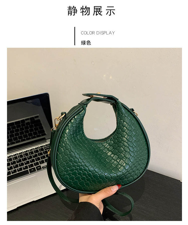 Retro Versatile Simple Diamond Women's Bag Shoulder Handbag 8