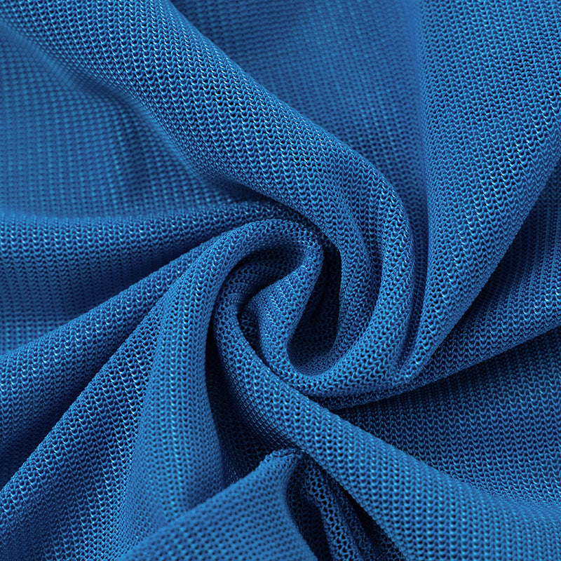 Summer Sexy Slim See-Through Mesh Mid-waist Flared Casual Pants 22