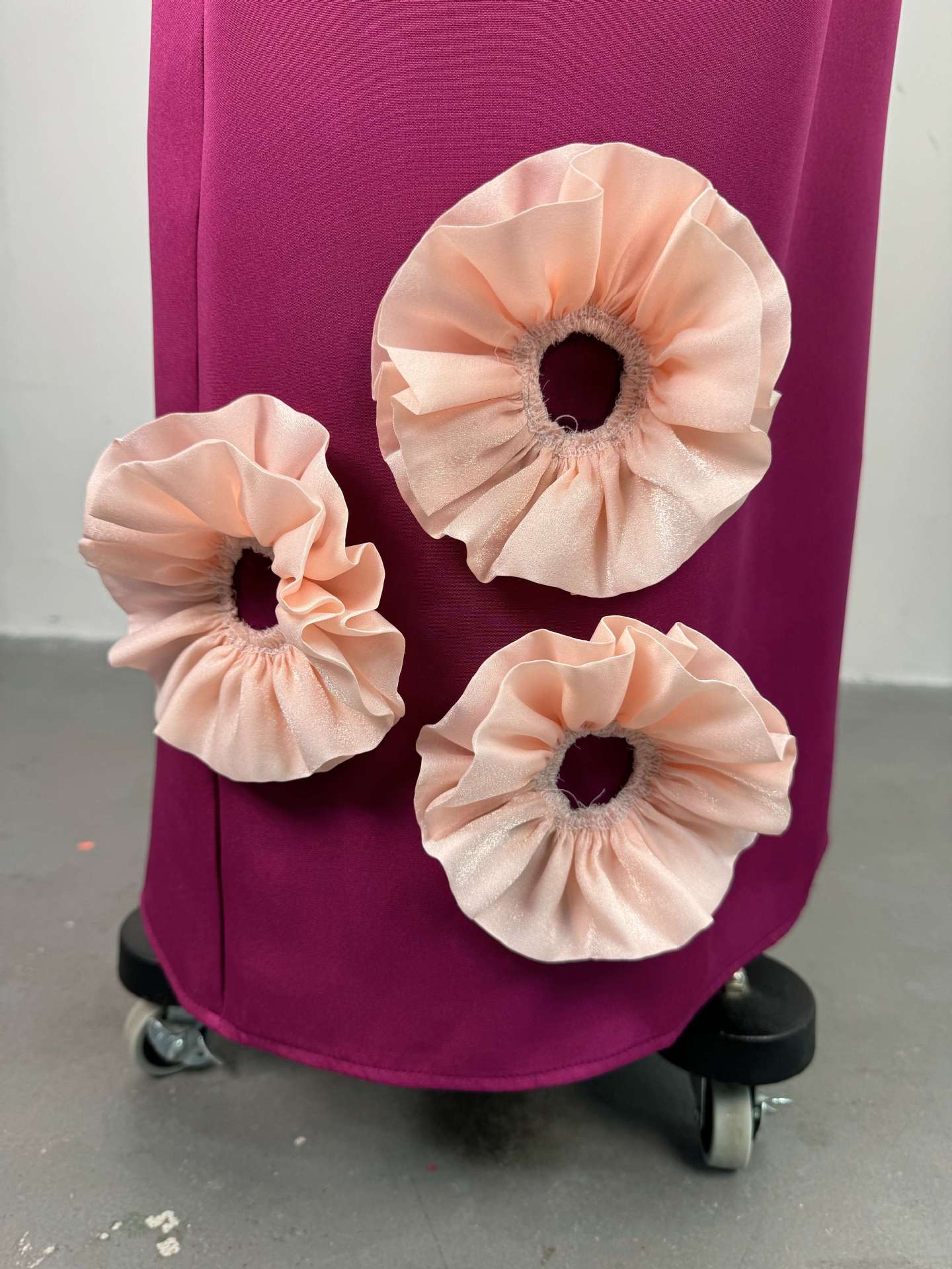 Women's Spring Chic Elegant Square Neck Flower High Waist Slim Fit long Dress 6