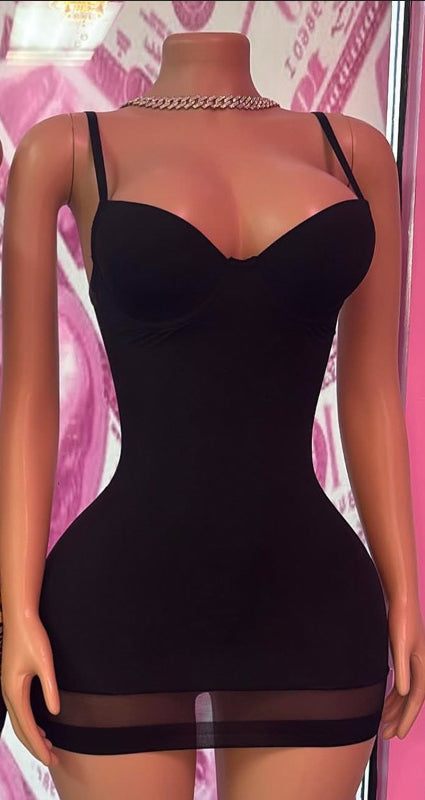 Sexy Strap Bodycon Mini Dress