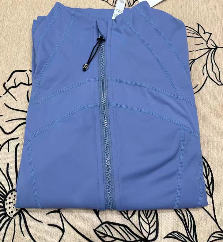 Slim Yoga Wear Sports Casual Fitness Jacket Women's Outdoor Sun Protection Top 16