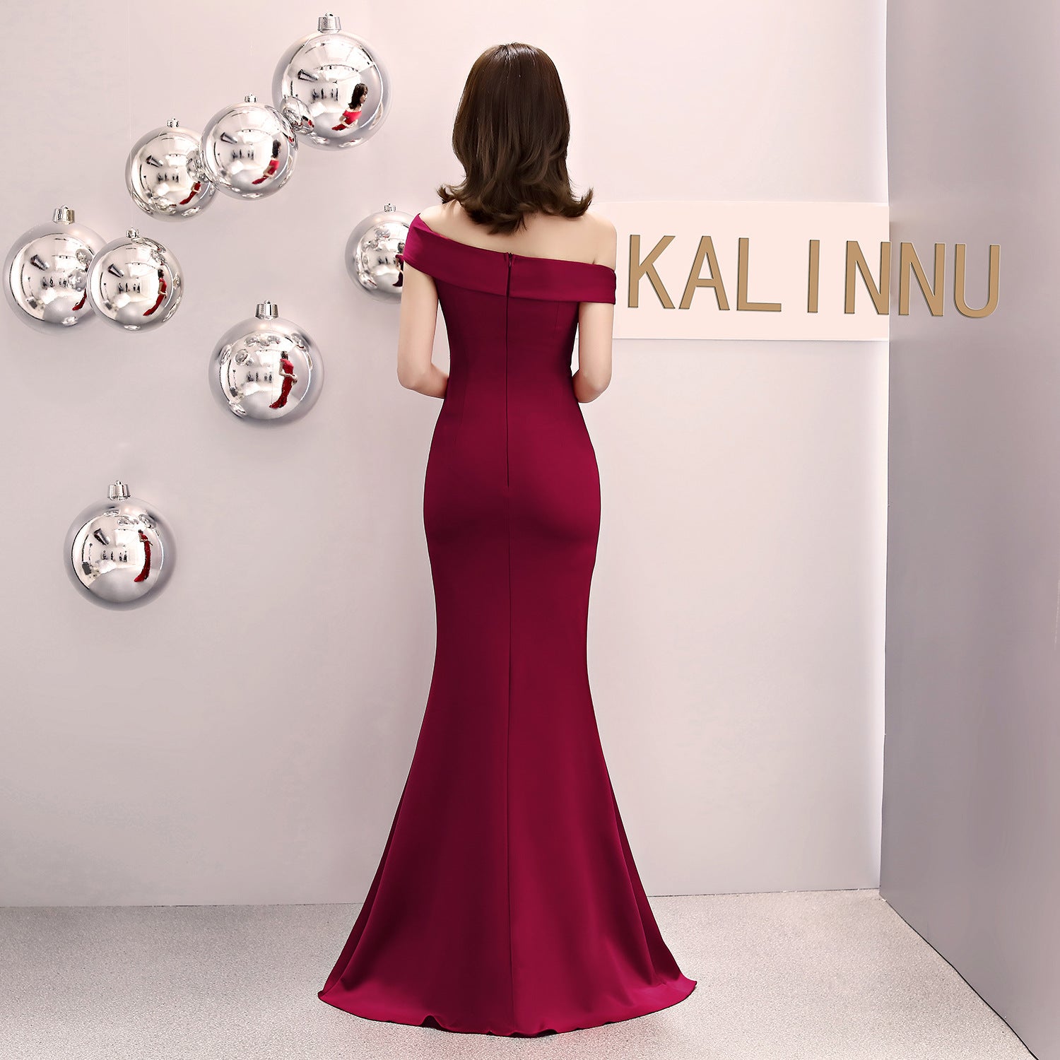 Off Shoulder Formal Party Evening Dress Women Fashion Party Long Elegant Slim Fit Sexy Fishtail Dress 22