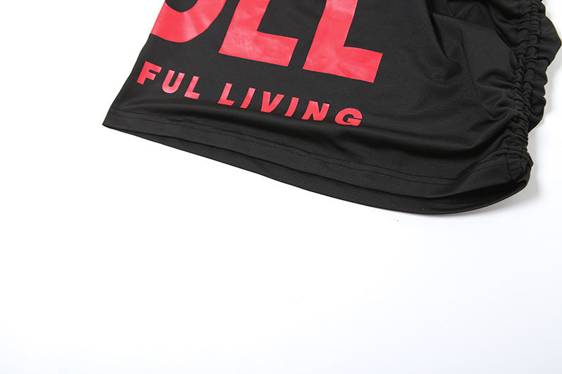 Women Summer Sexy Halter Neck Strappy Top Bodycon Skirt Bikini Two-piece Set 18