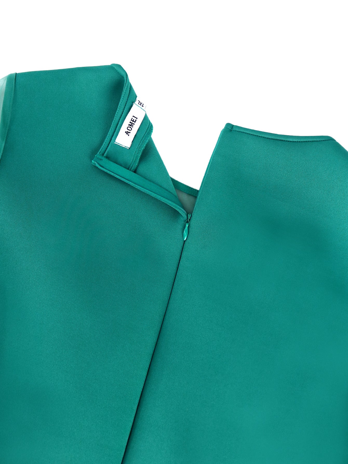 Plus Size Elegant Mesh Ruffle Fishtail Slim Waist Party Dress 8