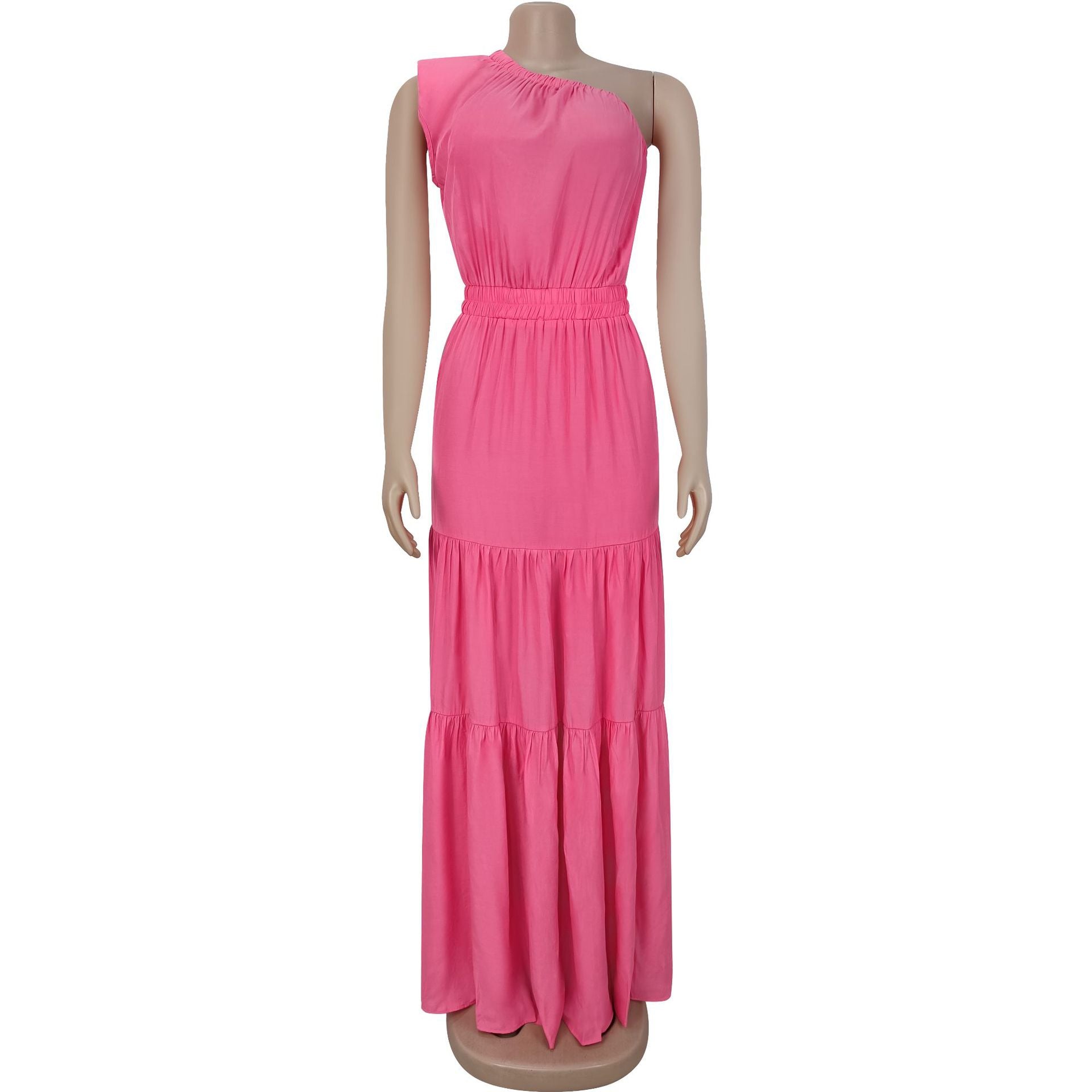 Chic Off-Shoulder Slim Fit Long Dress 25