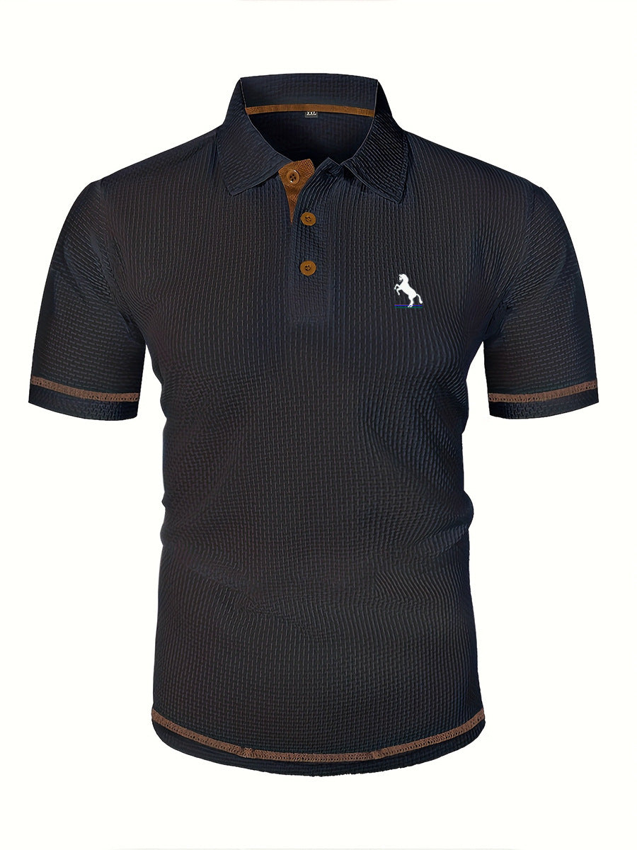 Men's Summer Solid Short Sleeve Printed T-Shirt 30