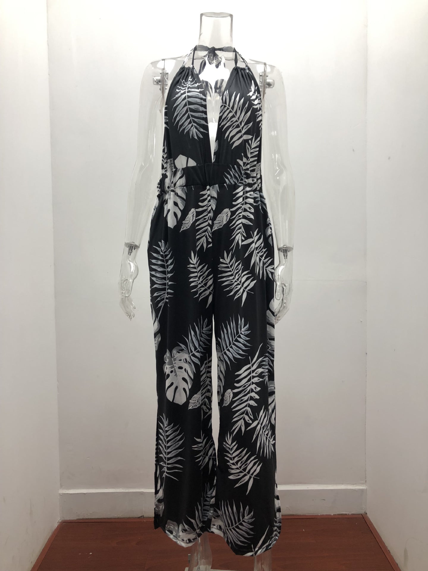 Women Elegant Print Sleevless Jumpsuit 11