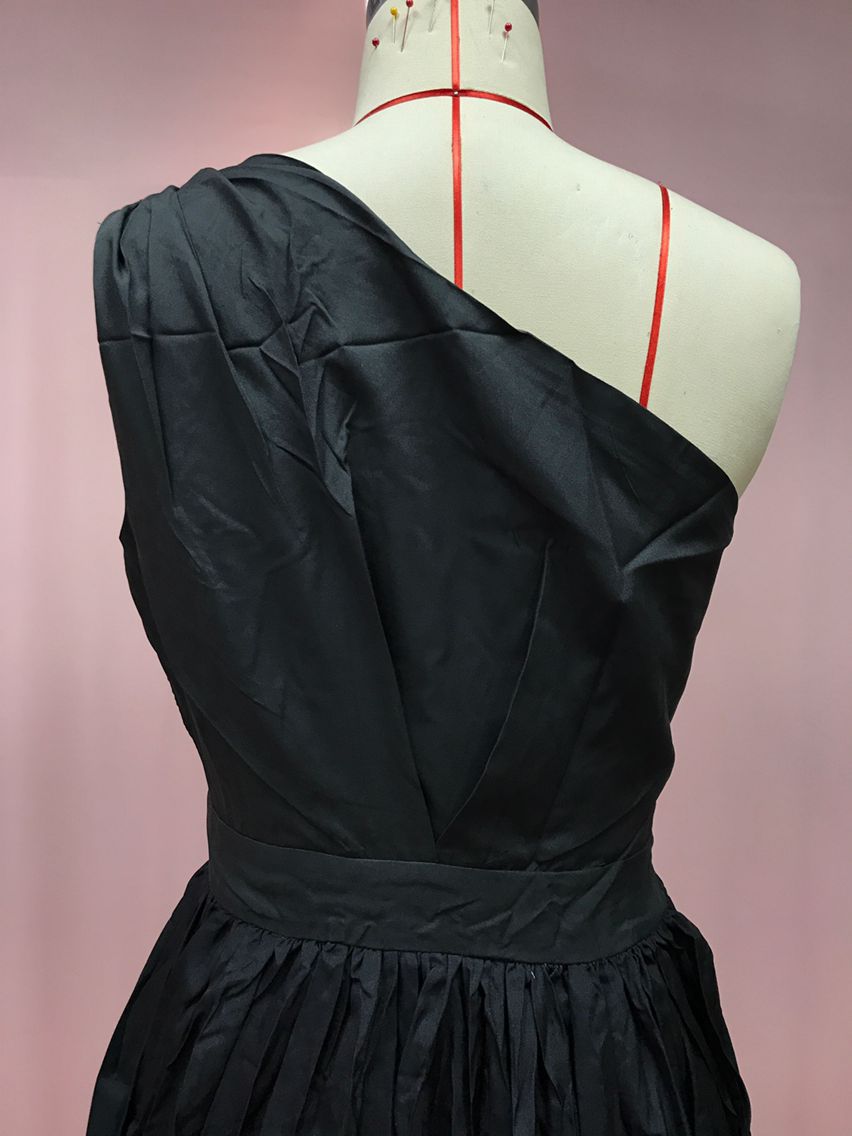 Women Contrast Patchwork Off-Shoulder Print Maxi Dress 15