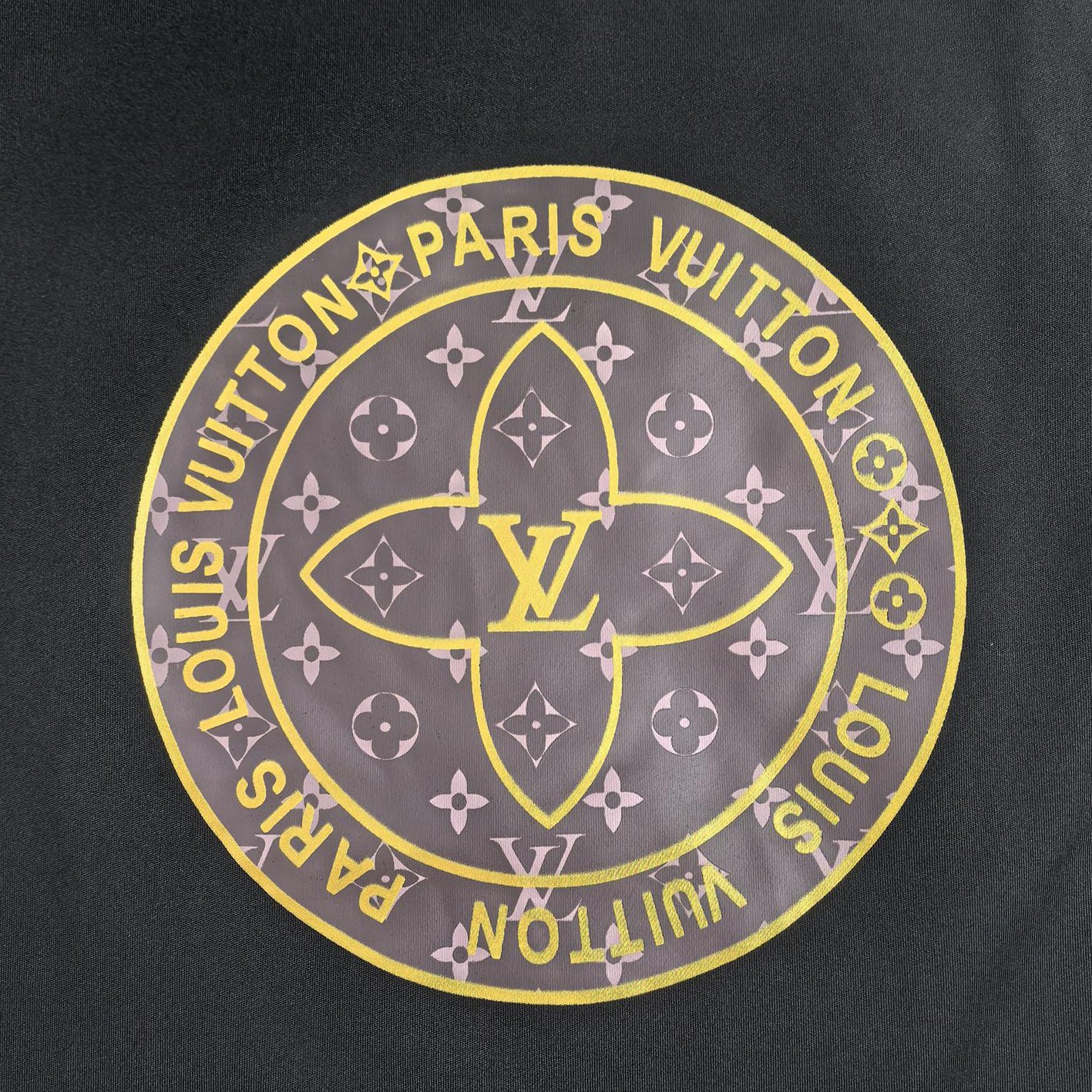 Summer Fashion Shiny Pattern Women's Casual Round Neck T-shirt Pants Set 5