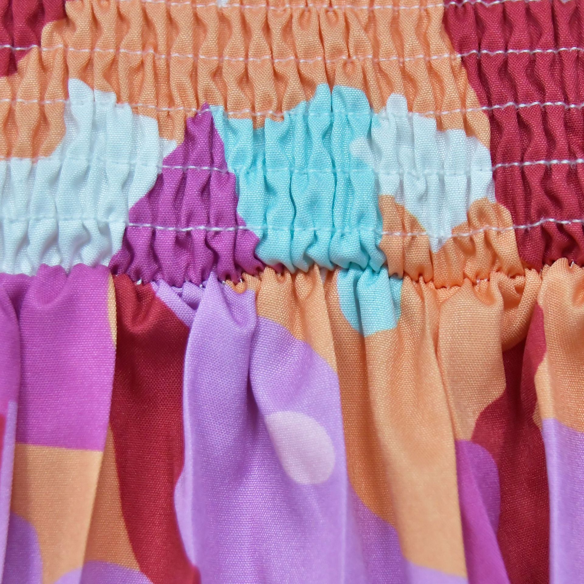 Women Sexy Printed Suspender Pleated Wide Leg Jumpsuit 24