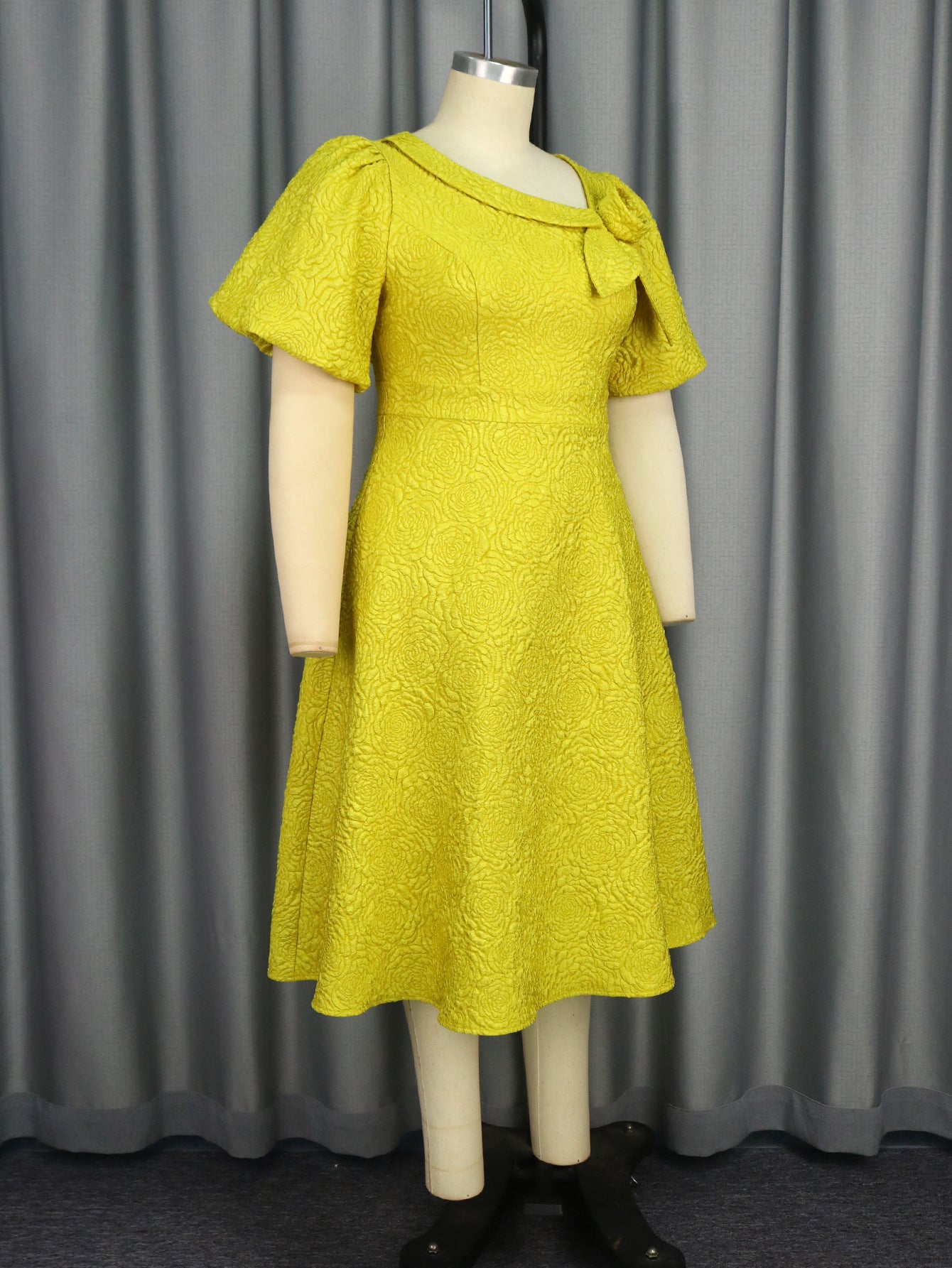 Plus Size African Women flower dress 8