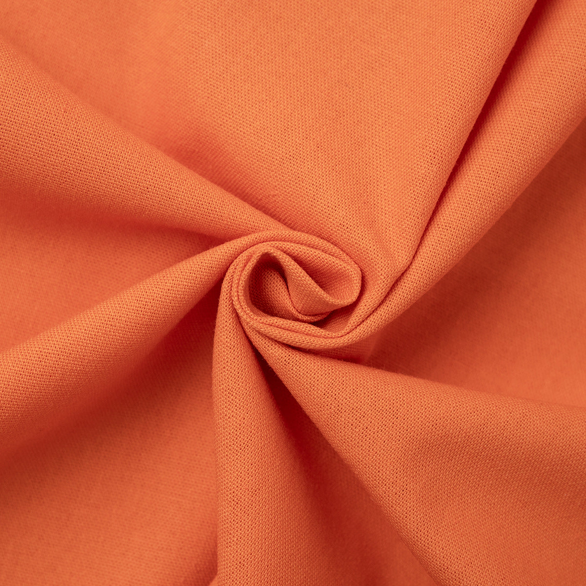 Women Orange Sleeveless Top and Skirt Casual Two Piece Set 10