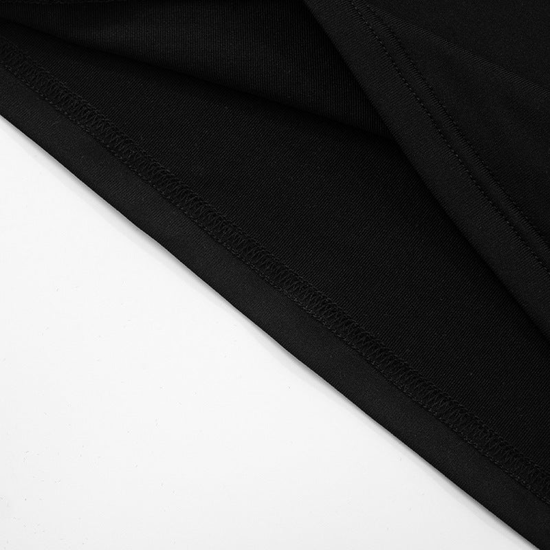 Women's spring and summer Off Shoulder irregular hollow Patchwork Bodycon Dress 24