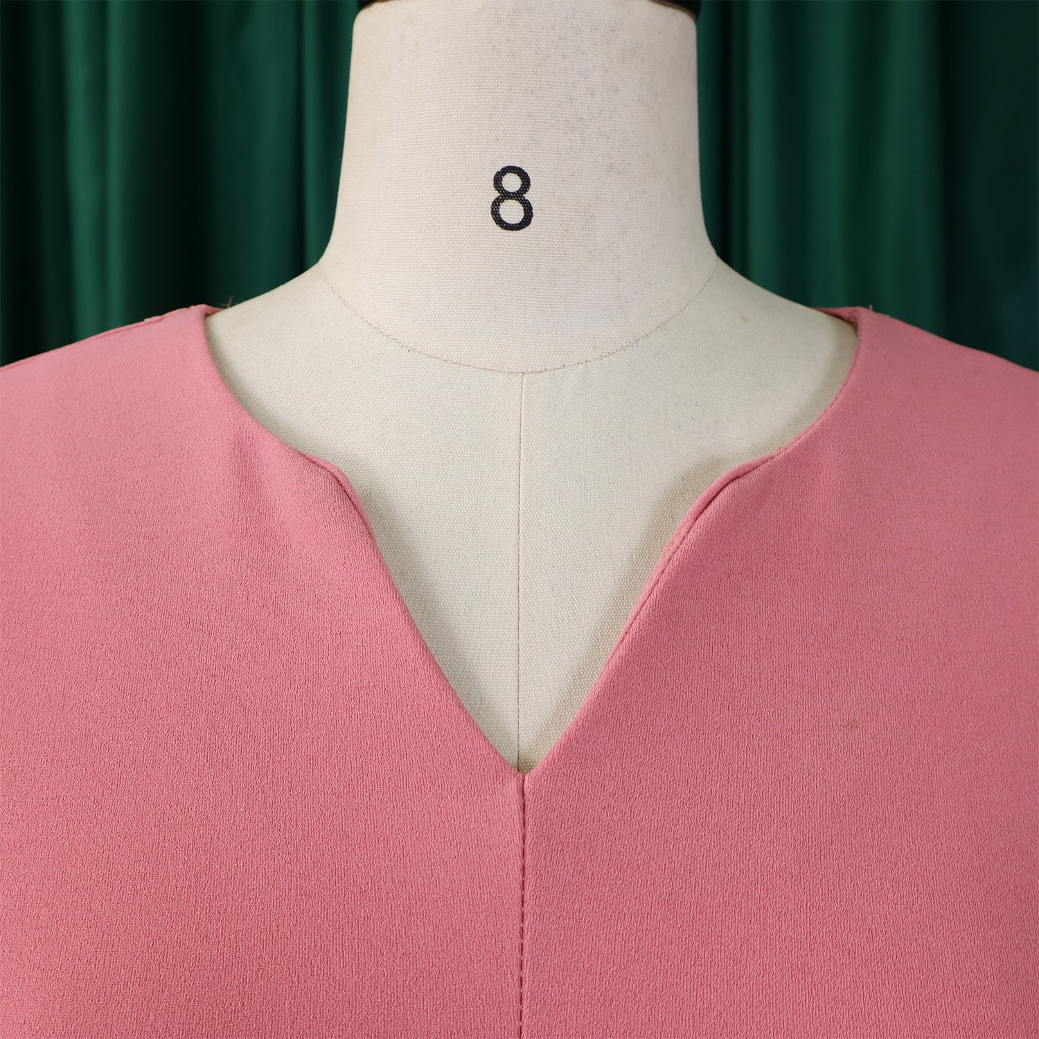 Plus Size African Women Autumn Elegant Solid Pleated Dress 12