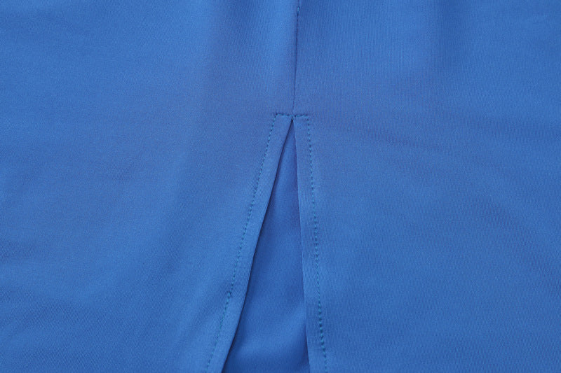 Women's Halter Neck Sexy Low Back Sleeveless Long Dress 16