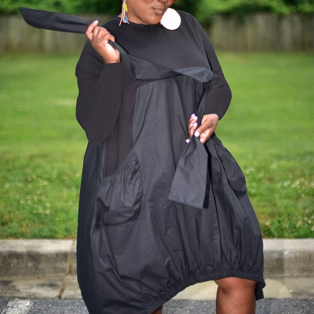 Women Mesh Print Dress