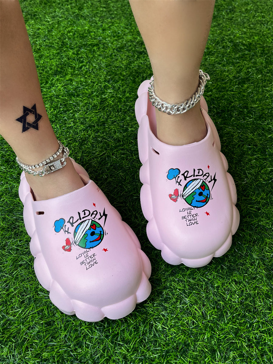 Spring And Summer Women's Shoes Sandals And Slippers Couple Eva Waterproof Women Slippers 42