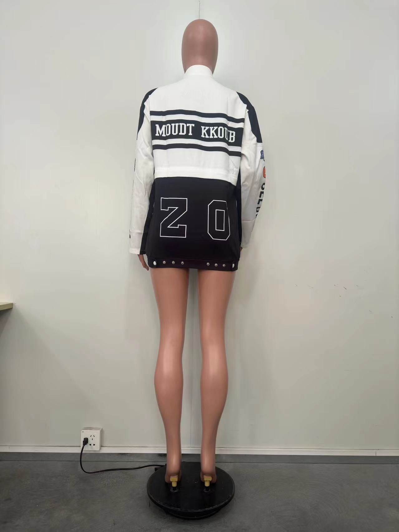 Women Detachable Print Jacket 25