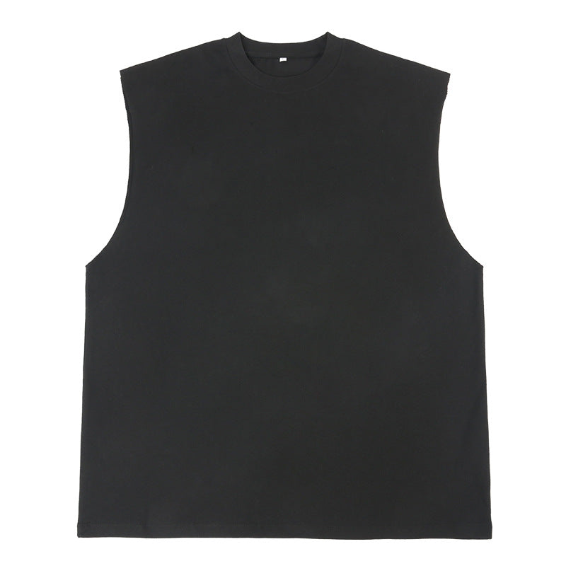 Fashionable High Street Cotton Loose Sleeveless Men's Vest 19