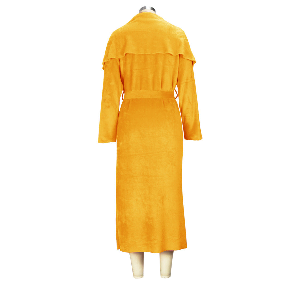 Women Fall/Winter Dress and Jacket Two-Piece Set 23