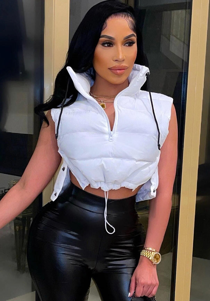 Spring Sleeveless Cotton-Padded Vest Jacket