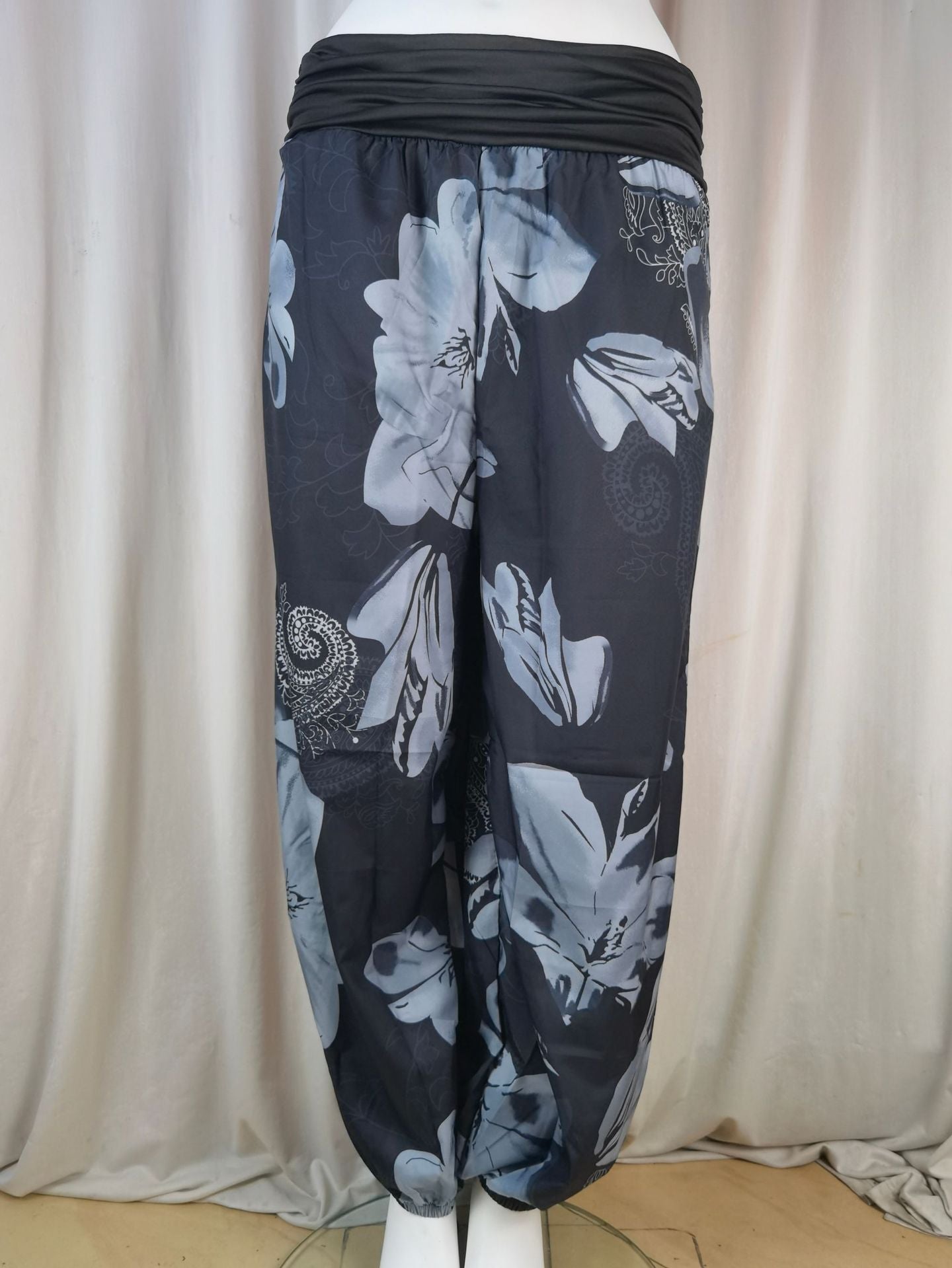 Women Printed Casual Wide-Leg Pants 58