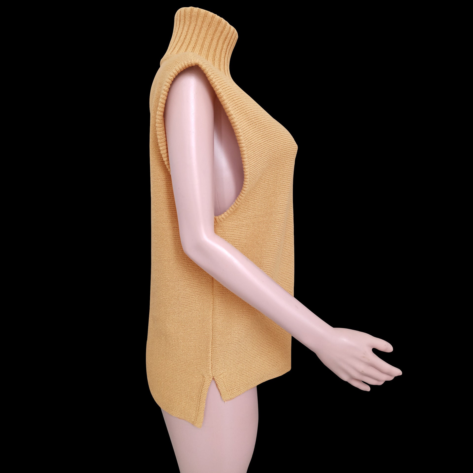 Women Casual Turtleneck Sleeveless Sweater 15