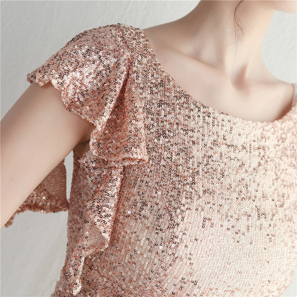 Beaded Sequin Nightclub Party Sexy Bodycon Short Dress 31