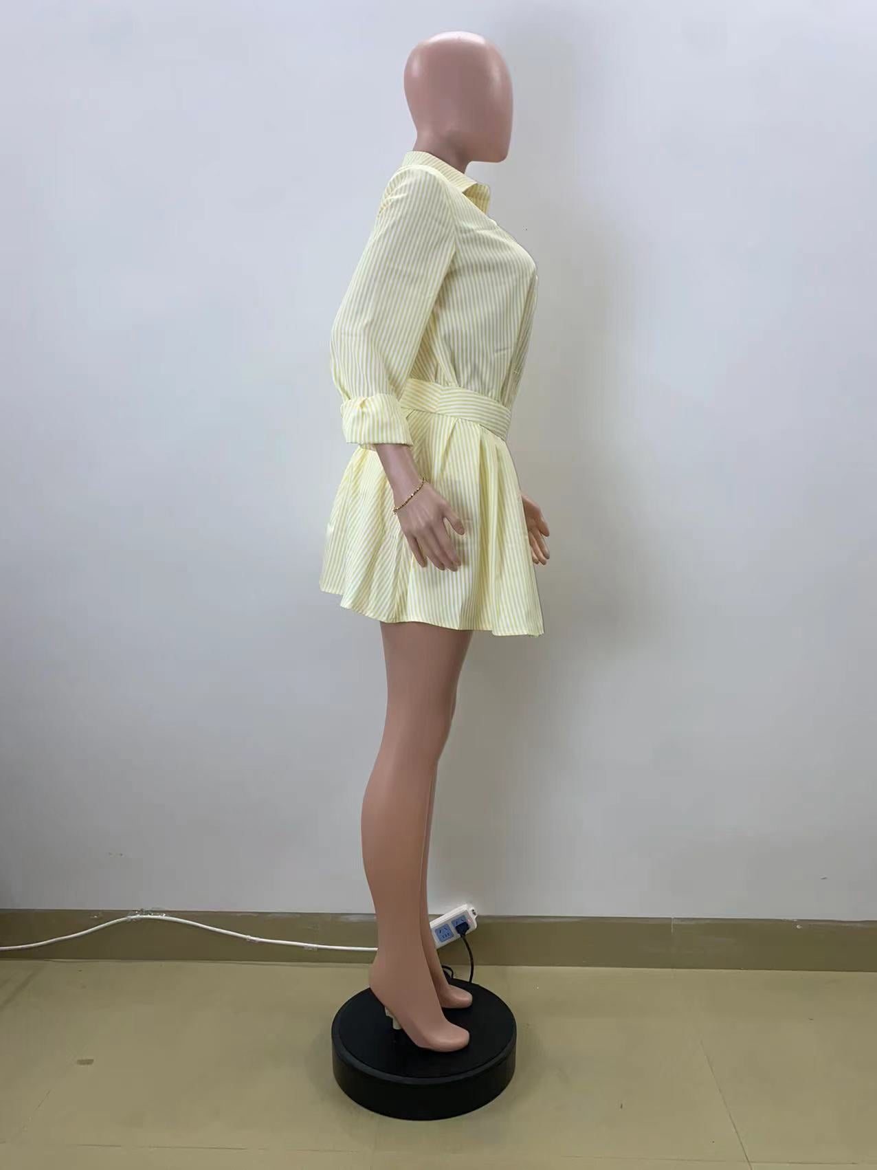 Autumn Fashion Women's Casual Comfortable Shirt Skirt Two Piece Set 7