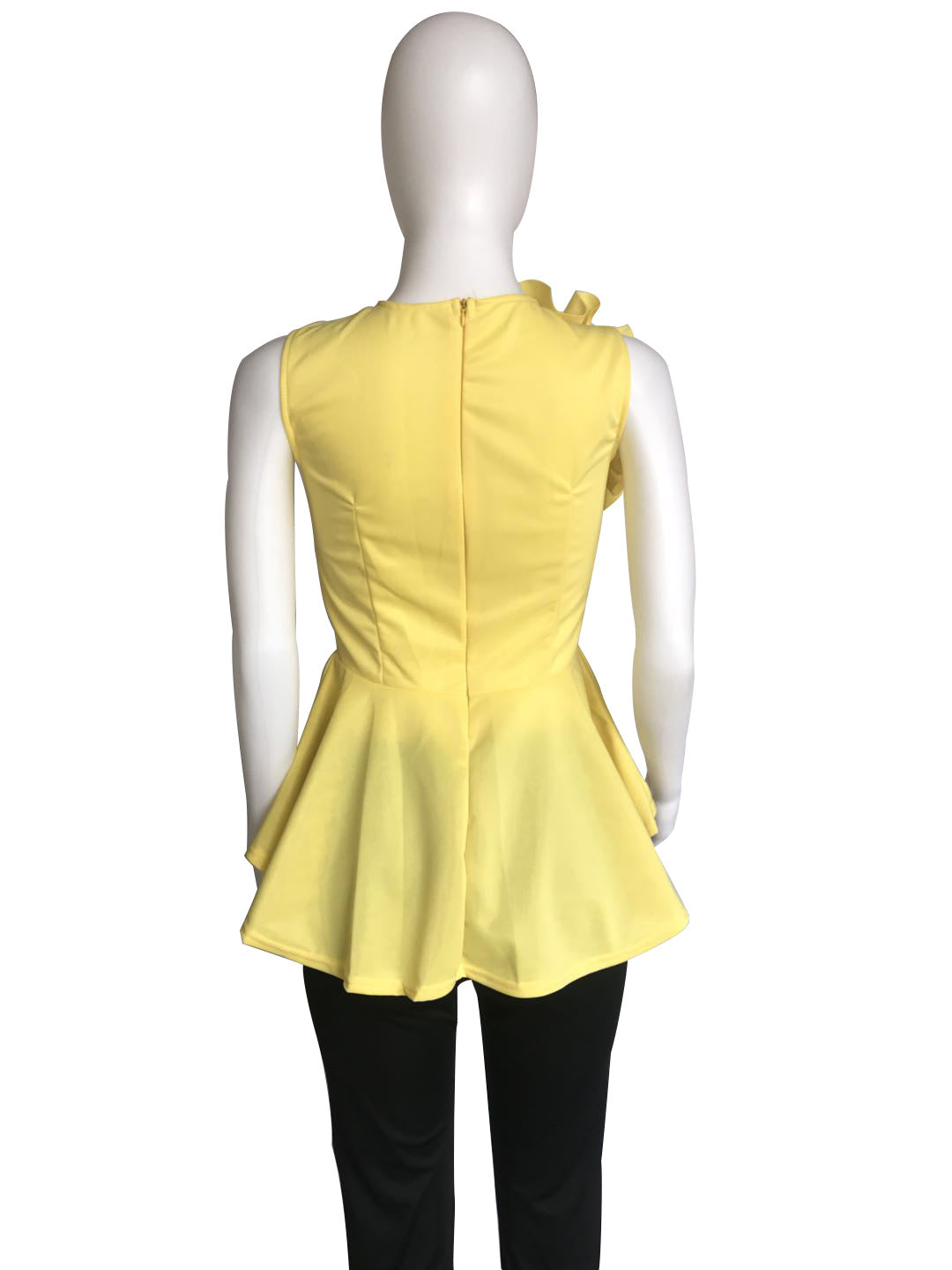 Women's Summer Ruffle Sleeveless Slim Waist Top 24