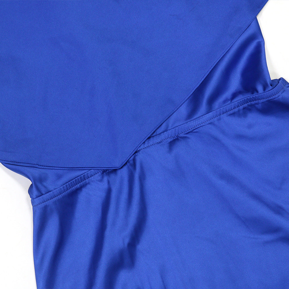 Women split backless maxi dress 17