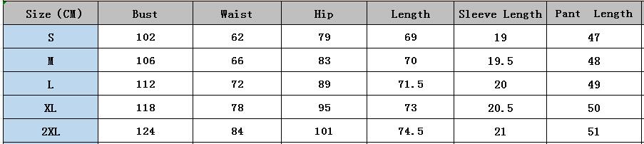 Style Printed Casual Fashion Short Sleeve T-Shirt Pants Women's Two-Piece Set 23