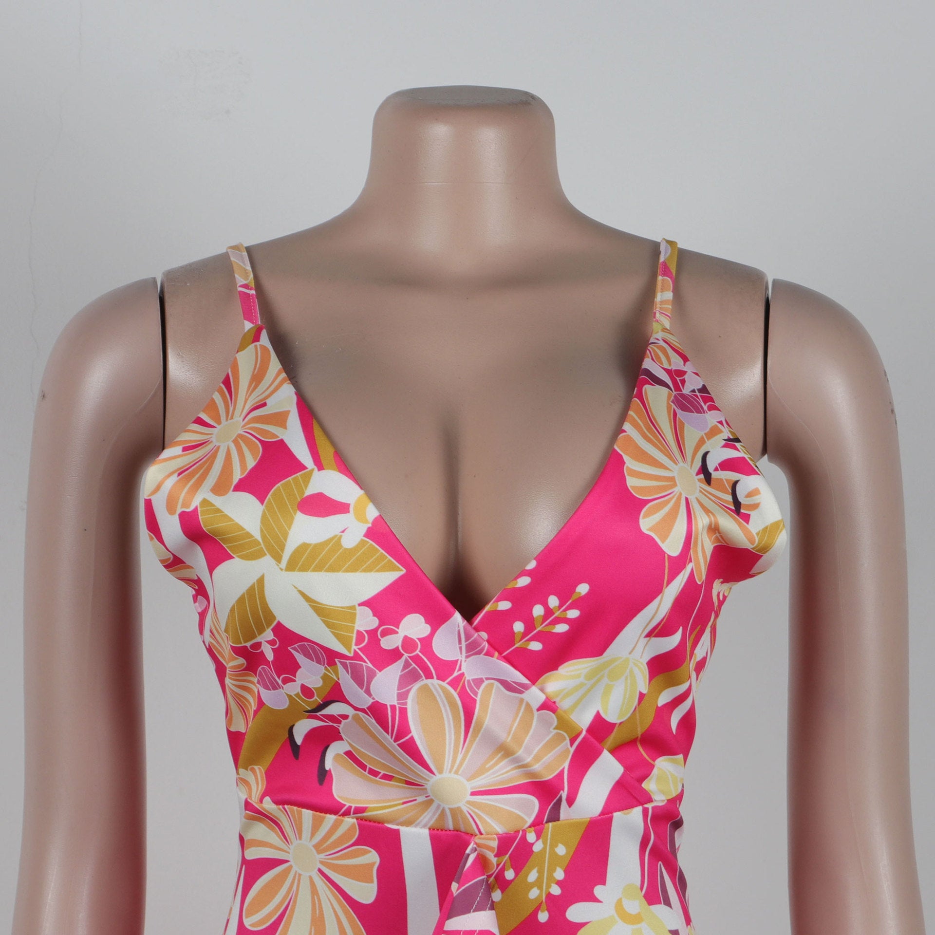 Printed Strap Slim Nightclub Dress 12