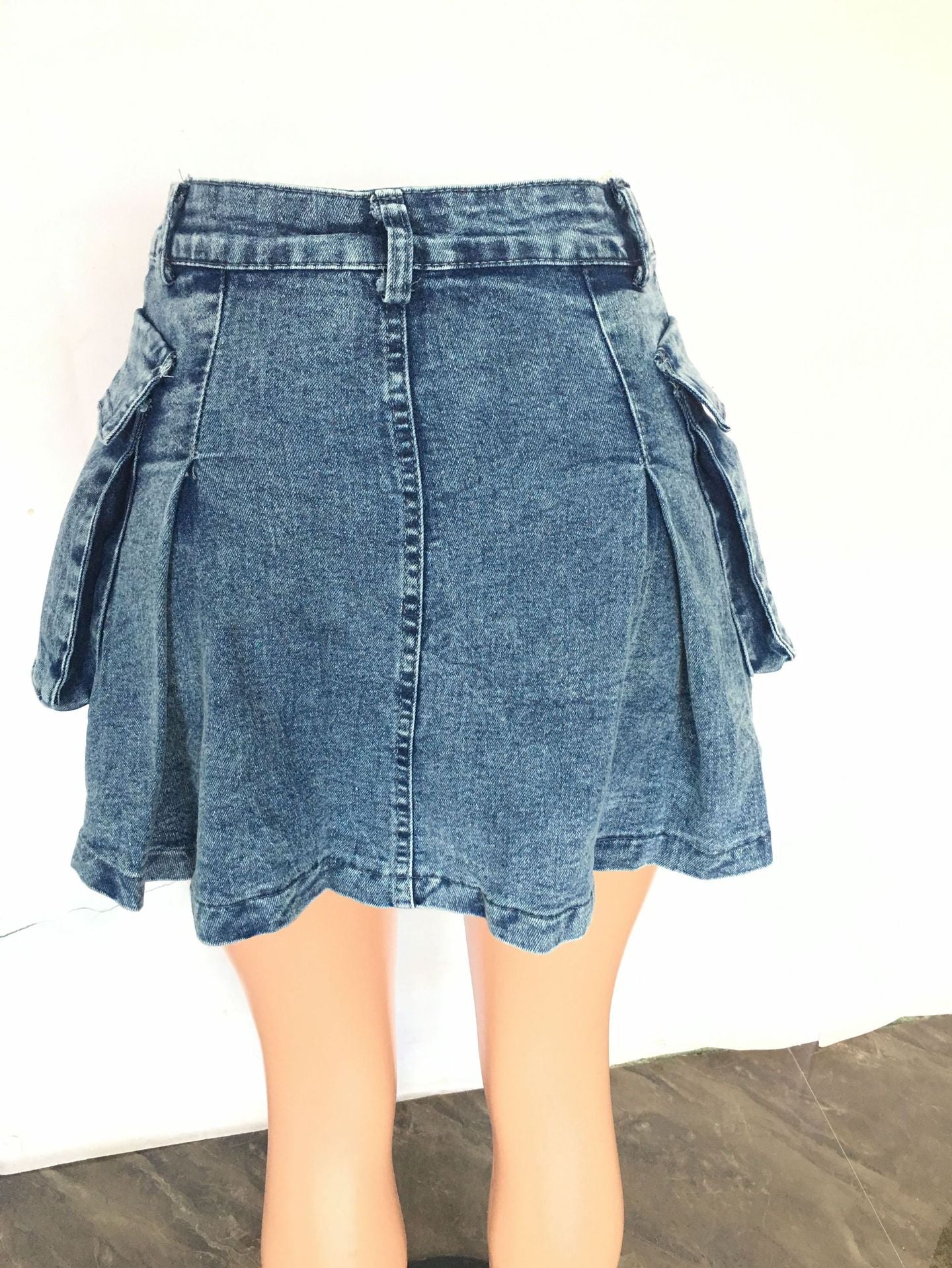Sexy Fit Denim Mini Club Skirt 12