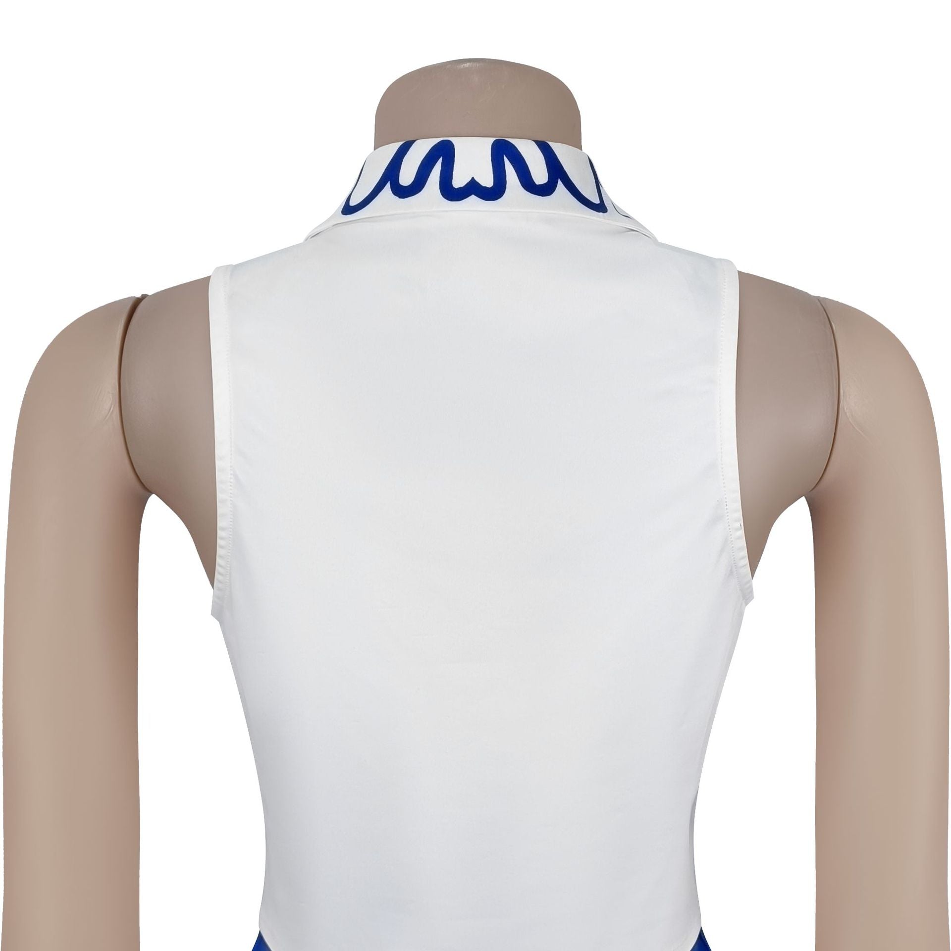 Women Elegant Printed Top and Pants Two-Piece Set 15