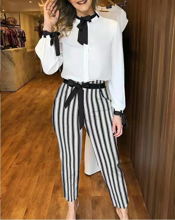 Shirt+Pants Casual Two-Piece Set 4