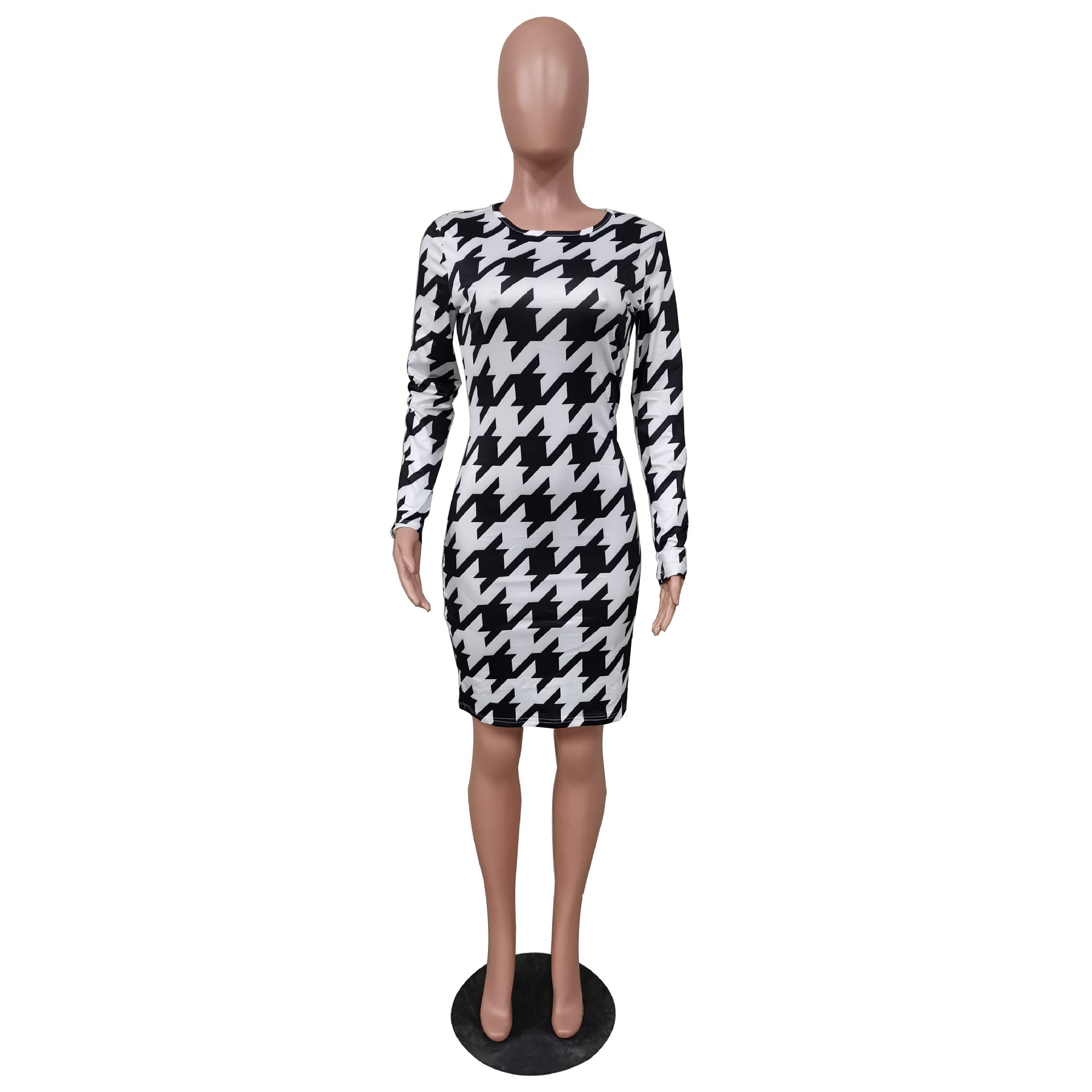 Women's Sexy Tight Fitting Style Printed Dress 9