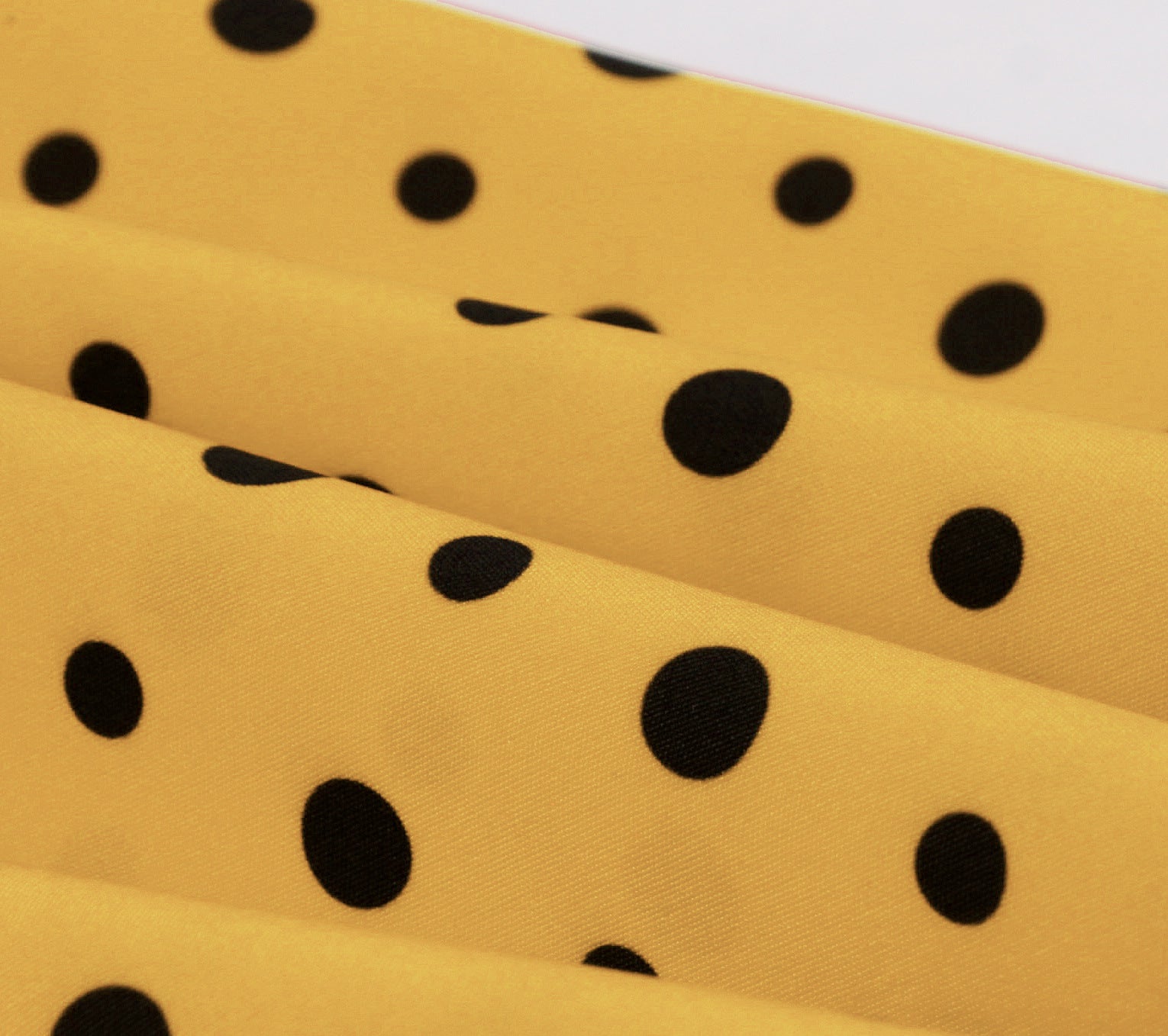 Women's Short-Sleeve Round Neck Knee-Length Retro Polka Dot A-line Dress 20