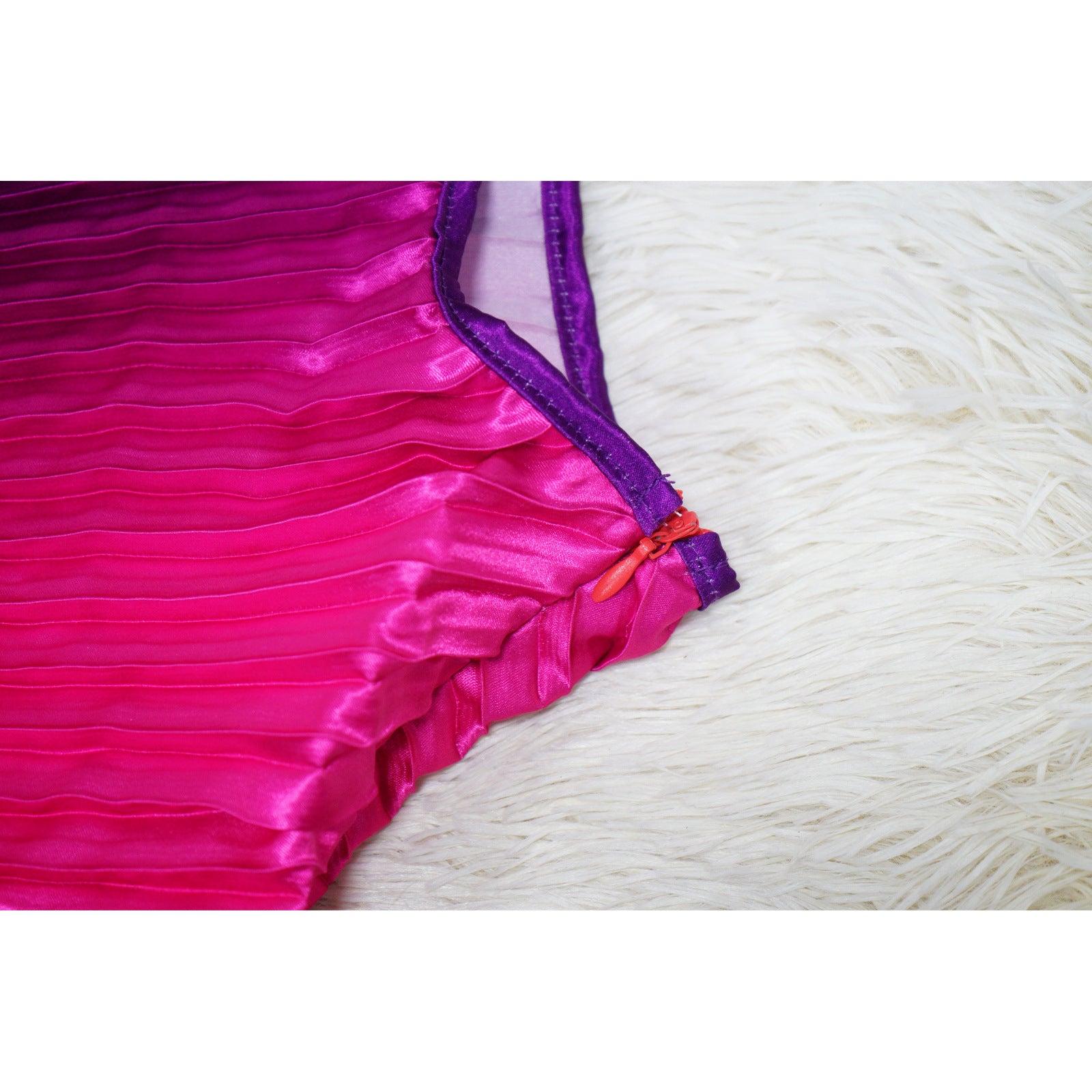 Women Printed Slash Shoulder Pleated Dress 17