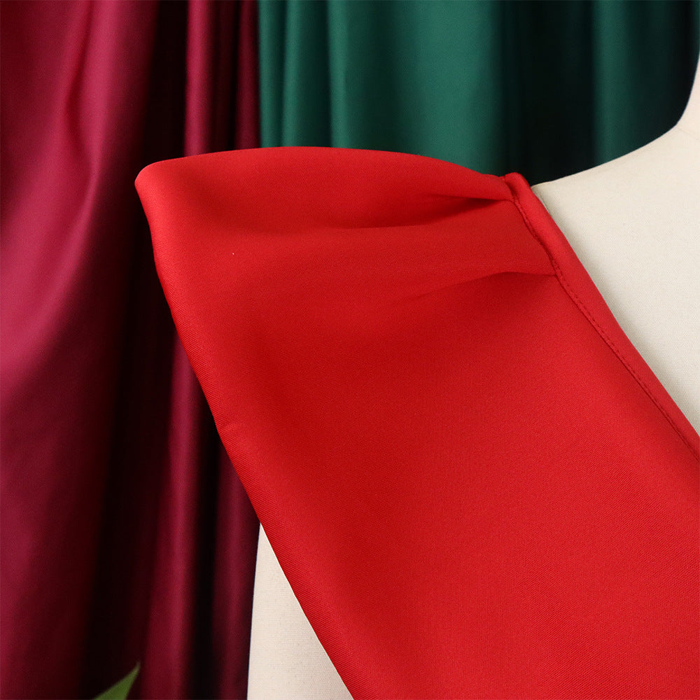 Women's Deep V Neck Sexy Swing Formal Party Dress 29