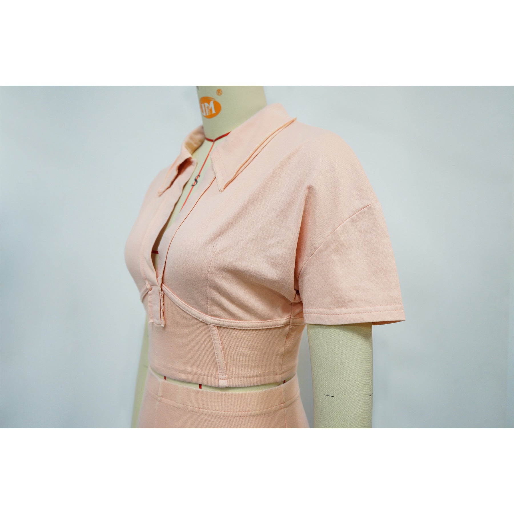 Women Sport Short-Sleeved Top and Pant Two-Piece Set 36