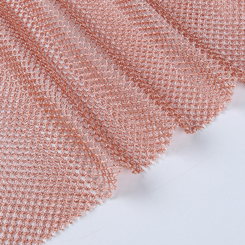 Furry Long Sleeve See-Through Mesh Fashion Trend Sexy Women's Nightclub  Dress 21