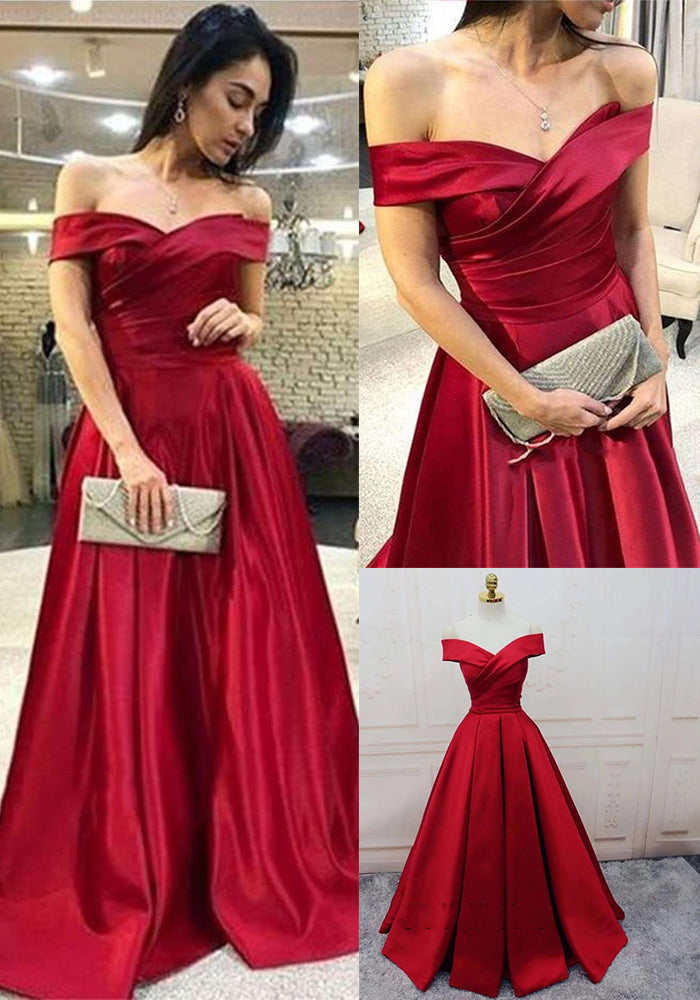 Women Off Shoulder trailing evening dress（Processing time need 3-6 days）