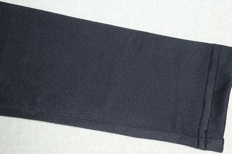 Sexy hollow solid color Round Neck long-sleeved Tight Fitting fitness Jumpsuit for women 16