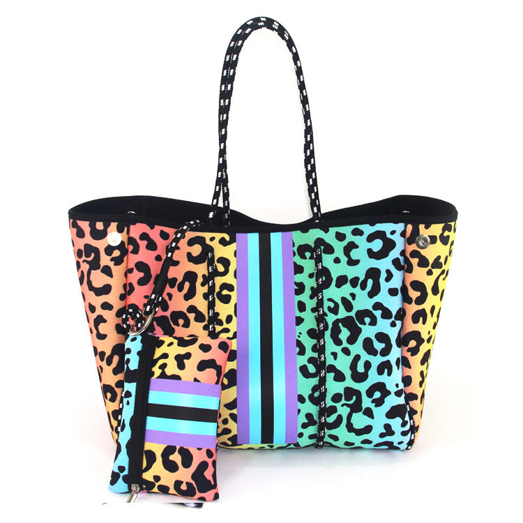 Diving Material Tote Crossbody Shoulder Bag Outdoor Casual Large Capacity Beach Handbag 14