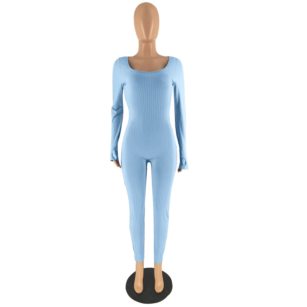 Striped Fashion Slim Women's Jumpsuit 13