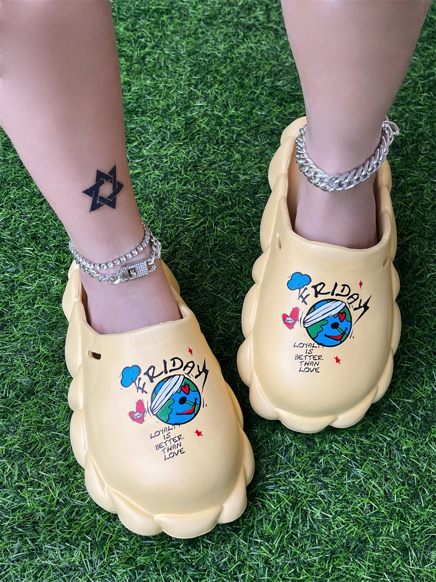 Spring And Summer Women's Shoes Sandals And Slippers Couple Eva Waterproof Women Slippers 104